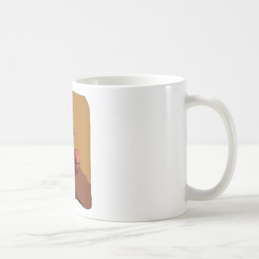 kinkhoest koffiemok (Rechts)