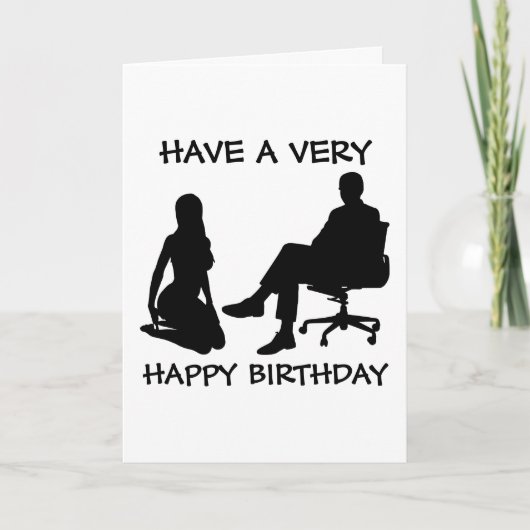 KINKY BIRTHDAY-Wenskaarten voor WIFE Kaart (Voorkant)