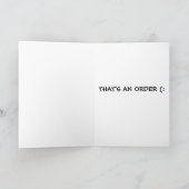 KINKY BIRTHDAY-Wenskaarten voor WIFE Kaart (Binnen)