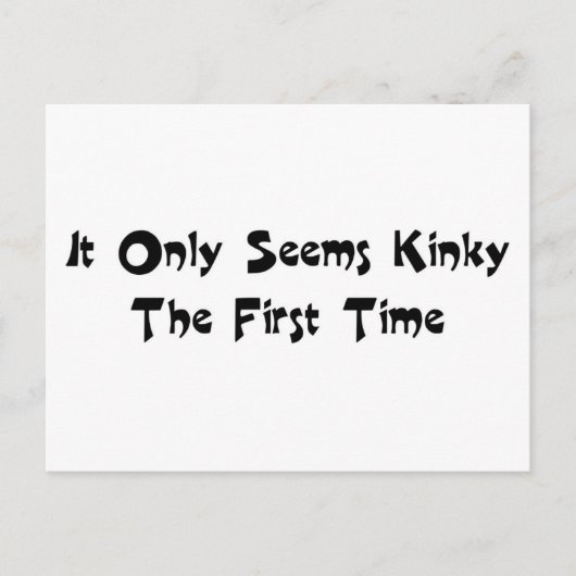 Kinky Briefkaart (Voorkant)