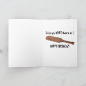 KINKY D/S VERJAARDAGSKAARTEN VOOR HAAR VROUW KAART (Binnen)