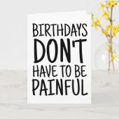 KINKY D/S VERJAARDAGSKAARTEN VOOR HAAR VROUW KAART (Gele Bloem)