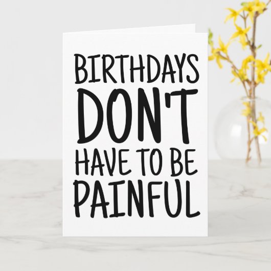 KINKY D/S VERJAARDAGSKAARTEN VOOR HAAR VROUW KAART (Gele Bloem)