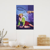 Kinky Homosexual Lover Pulp Hoesje Art Poster (Keuken)