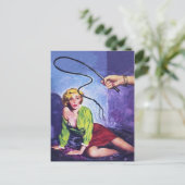 Kinky Homosexual Lover Pulp Magazine Hoesje Briefkaart (Staand voorkant)