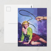 Kinky Homosexual Lover Pulp Magazine Hoesje Briefkaart (Voorkant / Achterkant)