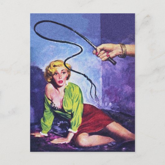 Kinky Homosexual Lover Pulp Magazine Hoesje Briefkaart (Voorkant)