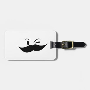 Kinky Mustache Bagagelabel