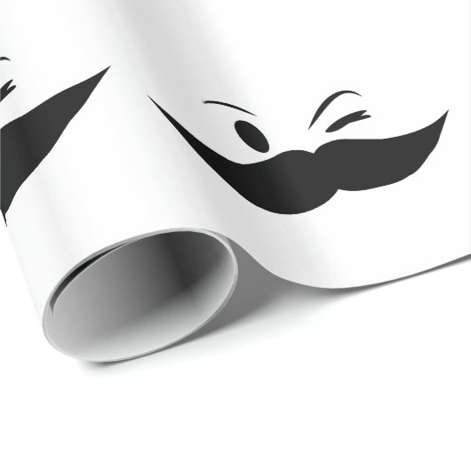 Kinky Mustache Cadeaupapier (Rol Hoek)