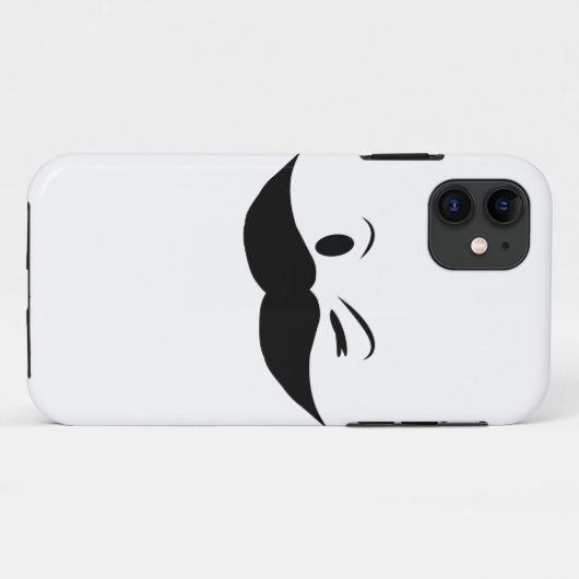 Kinky Mustache Case-Mate iPhone Case (Achterkant (horizontaal))
