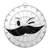 Kinky Mustache Dartbord (Voorkant)