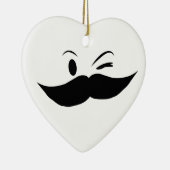 Kinky Mustache Keramisch Ornament (Rechts)