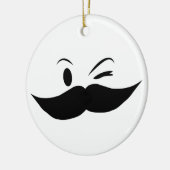 Kinky Mustache Keramisch Ornament (Links)