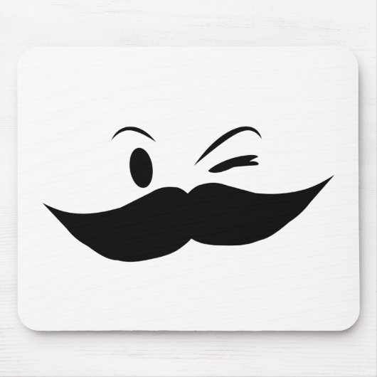 Kinky Mustache Muismat (Voorkant)
