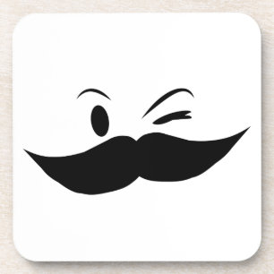 Kinky Mustache Onderzetter