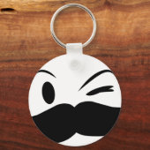 Kinky Mustache Sleutelhanger (Voorkant)