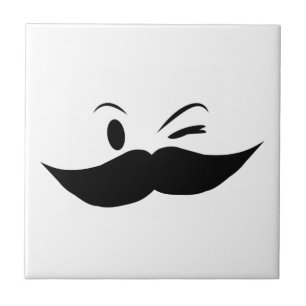 Kinky Mustache Tegeltje