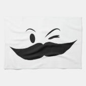 Kinky Mustache Theedoek (Horizontaal)