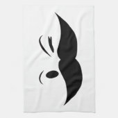 Kinky Mustache Theedoek (Verticaal)