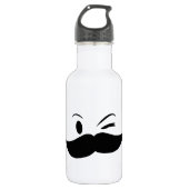 Kinky Mustache Waterfles (Voorkant)