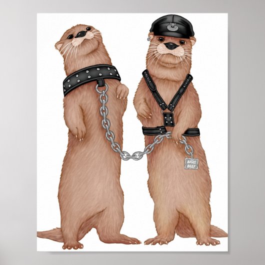 Kinky Otters  Poster (Voorkant)