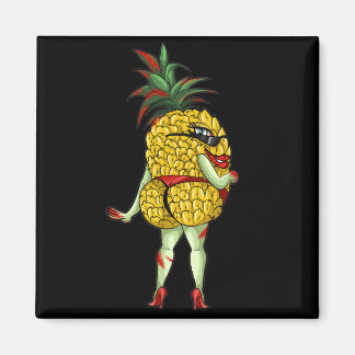 Kinky volwassen swinger fruitige ananas magneet