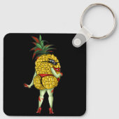 Kinky volwassen swinger fruitige ananas sleutelhanger (Achterkant)