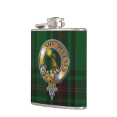 Kinloch Tartan & Badge Heupfles (Links)