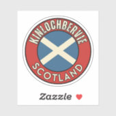 Kinlochbervie, Schotland Sticker (Vel)
