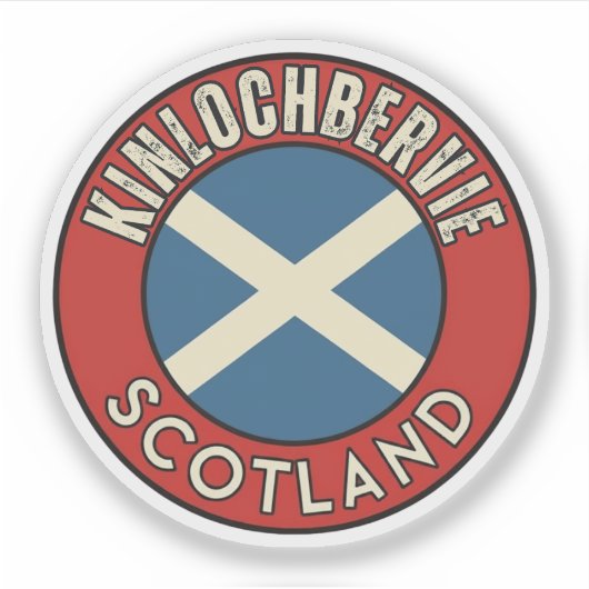 Kinlochbervie, Schotland Sticker (Voorkant)