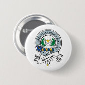 Kinnaird Clan Badge Ronde Button 5,7 Cm (Voorkant /achterkant)