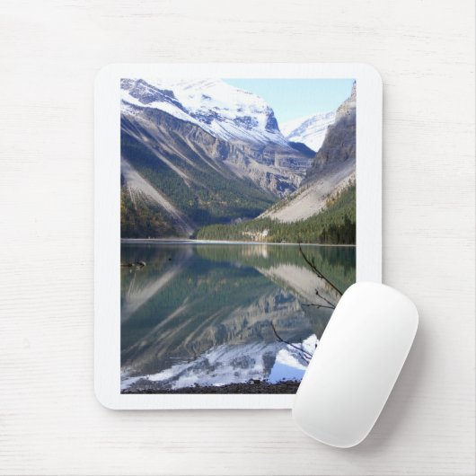 Kinney Lake bij Mt Robson Park Muismat (Met muis)