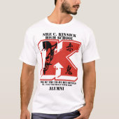 Kinnick Highschool Alumni Yokosuka Japan T-shirt (Voorkant)