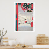 Kinryuzan Temple, Asakusa, 1856 Poster (Keuken)