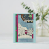 Kinryuzan Temple, Asakusa door Ando, Hiroshige Uki Briefkaart (Staand voorkant)