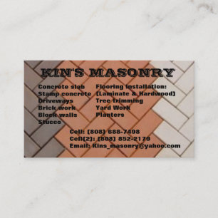 Kin's_masonry Visitekaartje