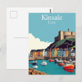 Kinsale Cork Ireland Irish Coastal Village Briefkaart (Voorkant / Achterkant)