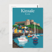 Kinsale Cork Ireland Irish Coastal Village Briefkaart (Voorkant / Achterkant)