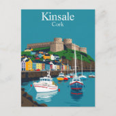 Kinsale Cork Ireland Irish Coastal Village Briefkaart (Voorkant)
