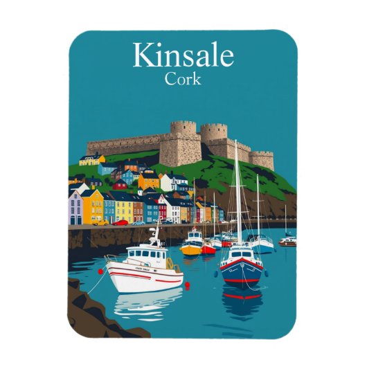 Kinsale Cork Ireland Irish Coastal Village Magneet (Verticaal)