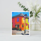 Kinsale Cork Ireland Retro Style Briefkaart (Staand voorkant)