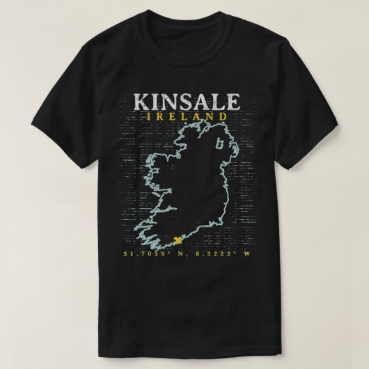 Kinsale Ireland T-shirt (Design voorkant)