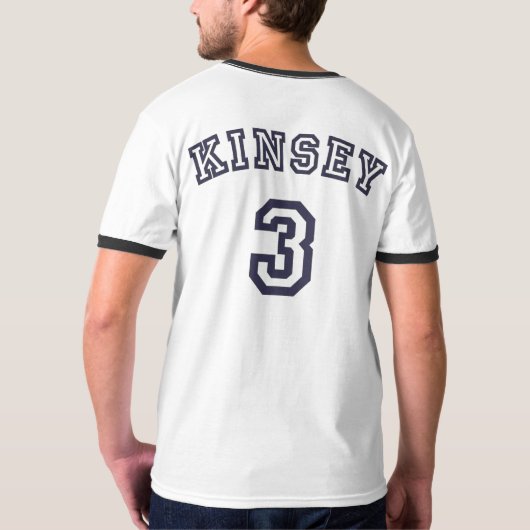 Kinsey 3 Navy T-shirt (Achterkant)