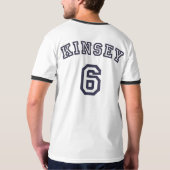 Kinsey 6 Navy T-shirt (Achterkant volledig)