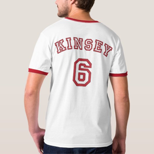 Kinsey 6 Red T-shirt (Achterkant volledig)