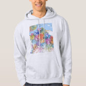 Kinshasa DR Congo City Map Hoodie (Voorkant)