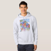 Kinshasa DR Congo City Map Hoodie (Voorkant volledig)