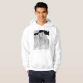 Kinshasa DR Congo Kaart Hoodie (Voorkant volledig)