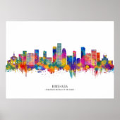 Kinshasa DR Congo Skyline Poster (Voorkant)
