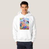 Kinshasa DR Congo Stadsplattegrond Hoodie (Voorkant volledig)